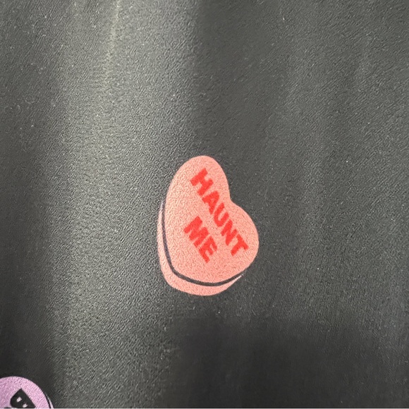 Unique Vintage Creepy Valentines/Halloween Blouse - Picture 4 of 8